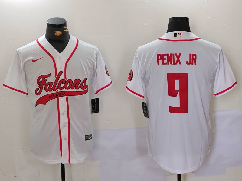 Men 2026 Atlanta Falcons #9 Penix Jr white Nike Limited NFL Jersey 0815002->atlanta falcons->NFL Jersey